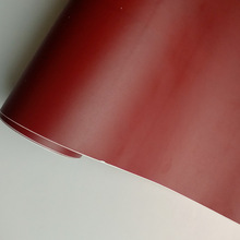 纯色酒红色暗红枣红色家具柜子翻新墙贴纸橱柜PVC自粘防水即时贴