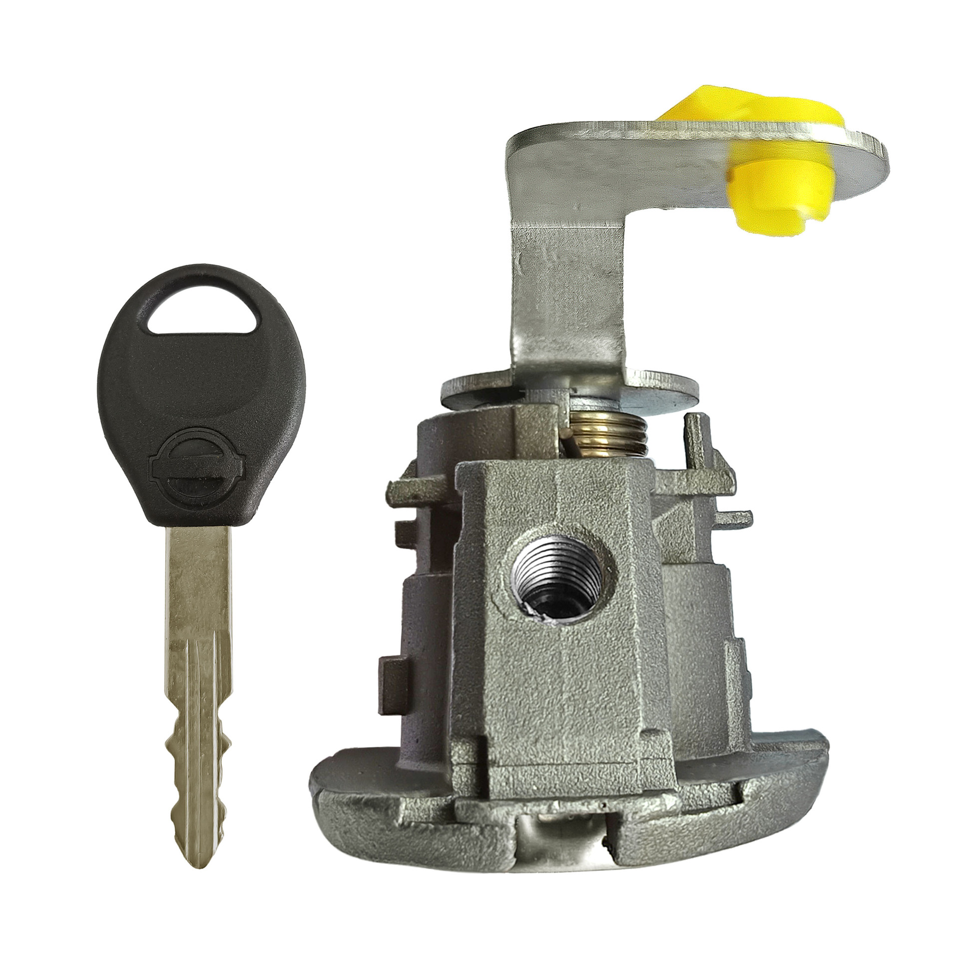 Cilindro de cerradura de puerta para Nissan New Sunny, 1 llave, cilindro de cerradura de puerta Nissan, cilindro de cerradura de coche, cerradura de manija de puerta de coche