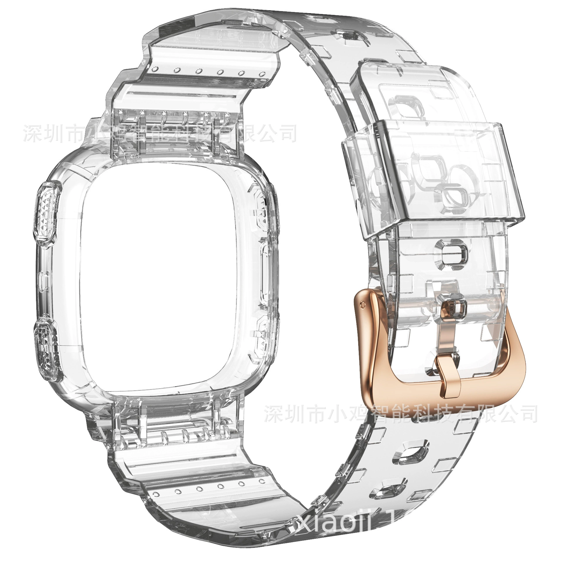 Подходит для Fitbit Versa 3 прозрачная соединенная ремешок Fitbit Versa1/2 TPU ремешок