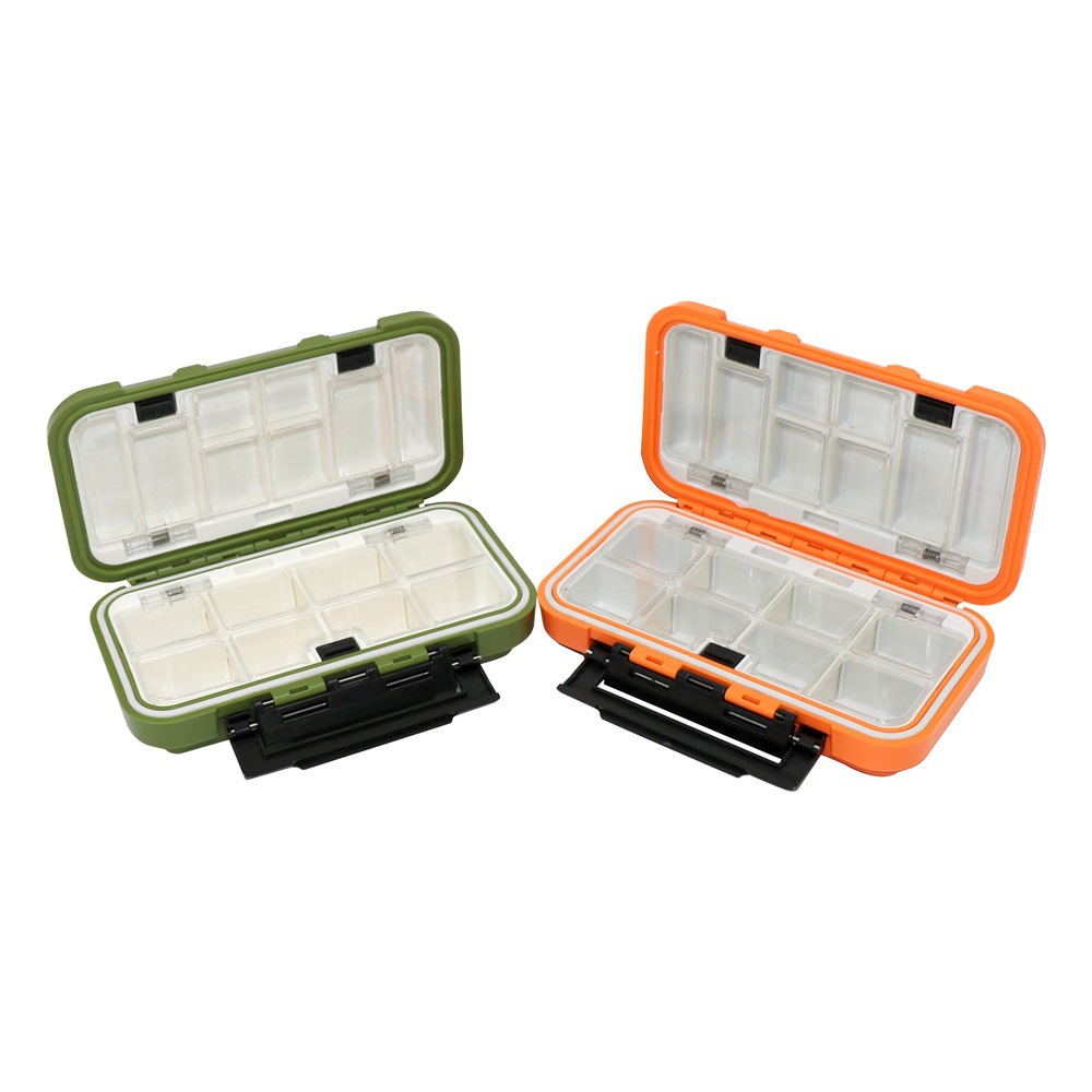 Caja de accesorios de pesca Caja de herramientas Caja portátil de almacenamiento de gancho Caja de cebo de pesca salvaje Caja de accesorios de puerto