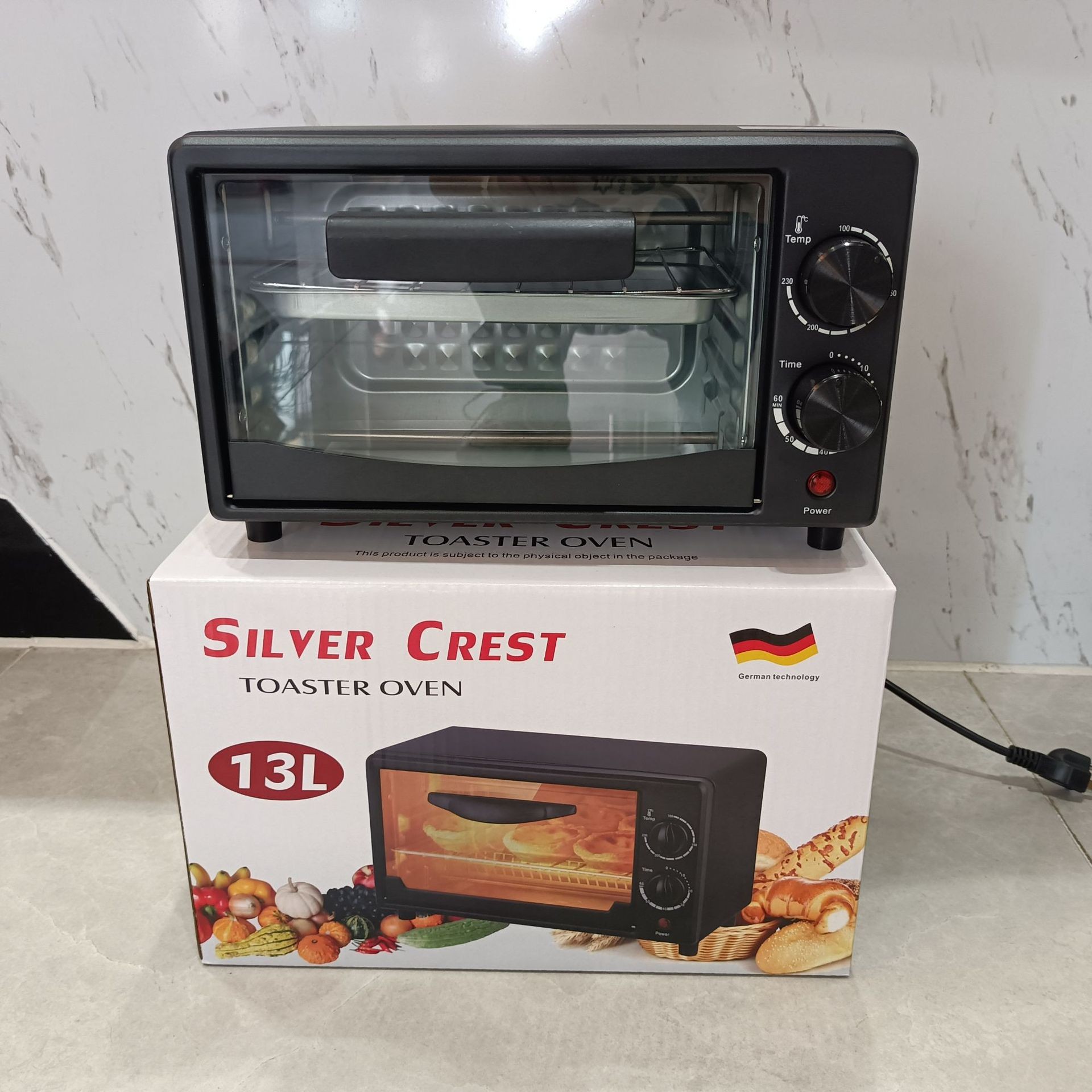 跨境出口13L大容量电烤箱家用多功能迷你三层烘烤电烤炉烤鸡烤箱