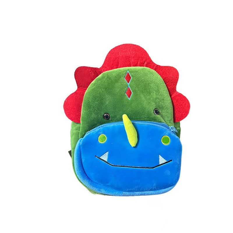 Animal bordado serie lindos niños mochila mochila mochila de peluche fábrica de bolsas de jardín de infantes al por mayor