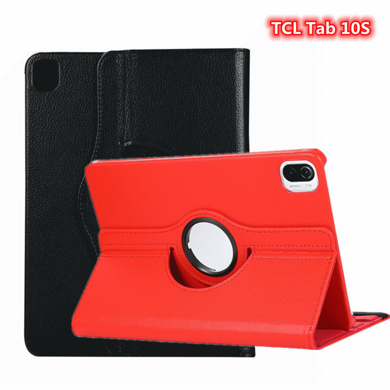 Applicable to TCL tab 10s protective case 10 wifi leather case 10.1 rotating 360 bracket back case all-inclusive drop-resistant Applicable to TCL tab 10s protective case 10 wifi leather case 10.1 rotating 360 bracket back case all-inclusive drop-resistant