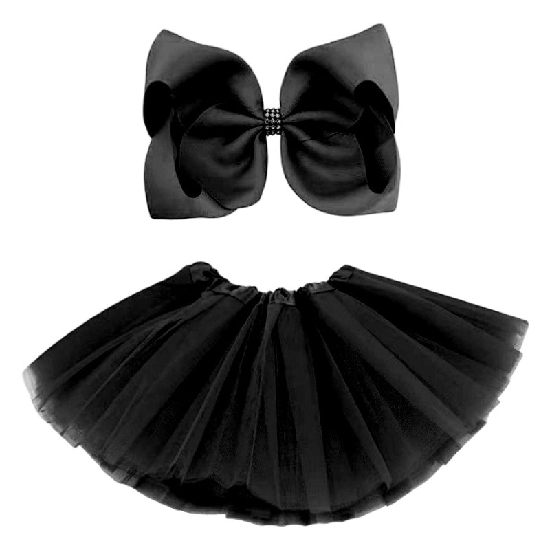 Amazon cinco capas Tutu falda niños más horquilla falda infantil traje accesorios para el cabello princesa vestido joyería caja de regalo al por mayor