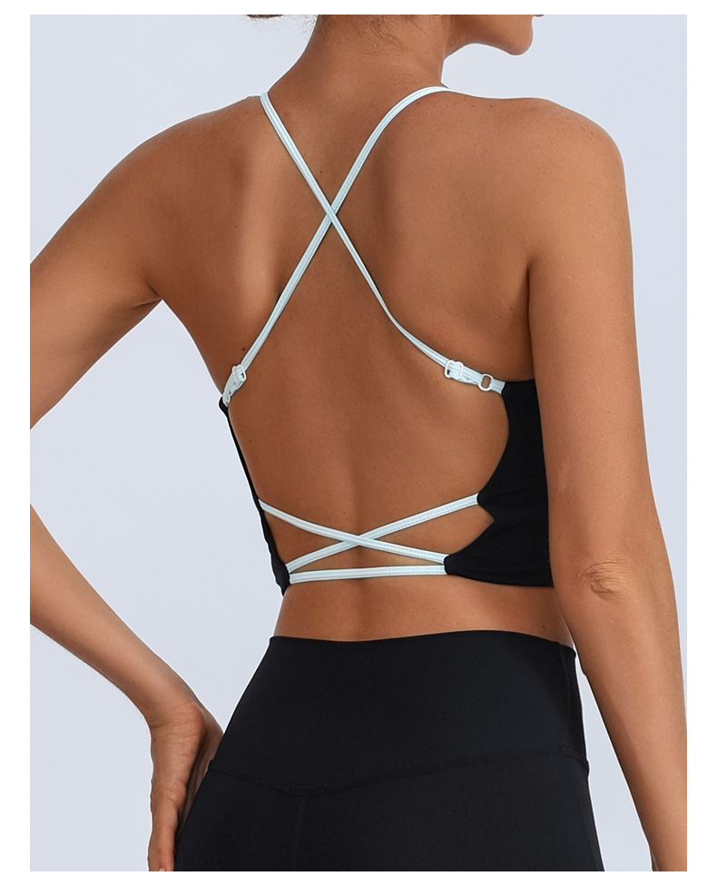 Chaleto de yoga original de nylon desnudo sensación de fitness ropa interior deportiva al por mayor oferta transfronteriza image 6