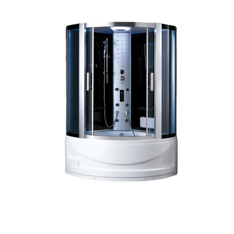 Cuarto integral de ducha baño en forma de abanico integrado con bañera sala de vapor sala de sauna baño Baño
