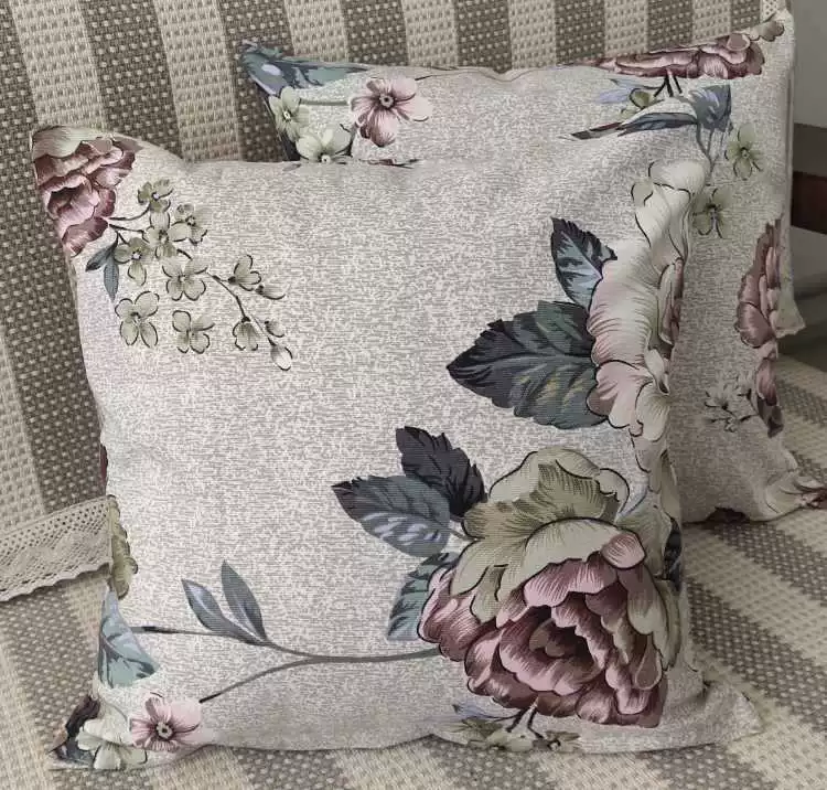 Cotton pillow, pillowcase, square sofa for bed, increased thickness