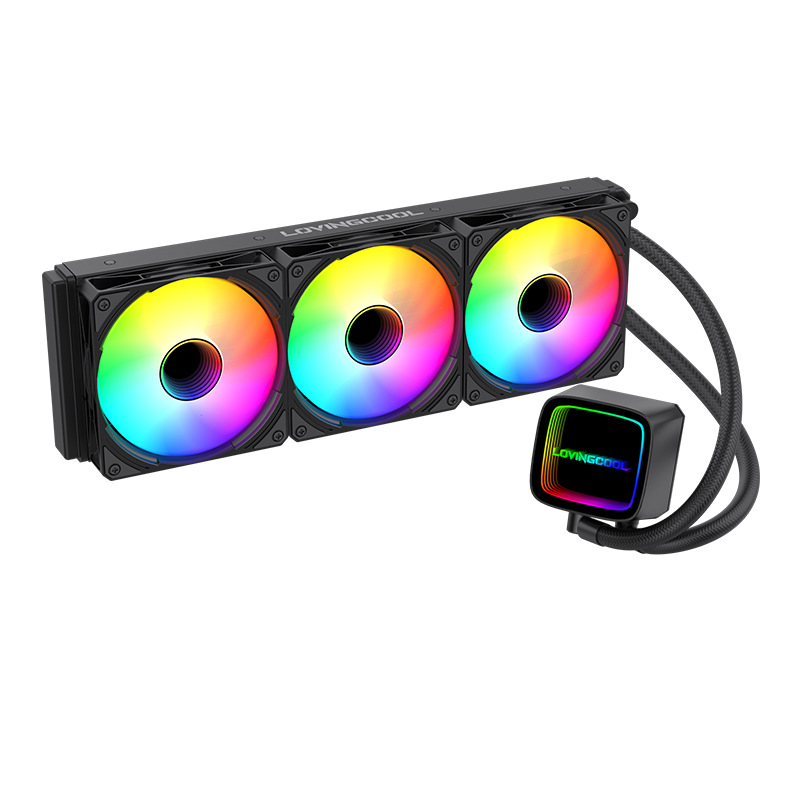 Cross-espejo HK todo en uno enfriado por agua CPU disipador de calor argb ventilador de chasis interAMD placa base universal 360 refrigerado por agua