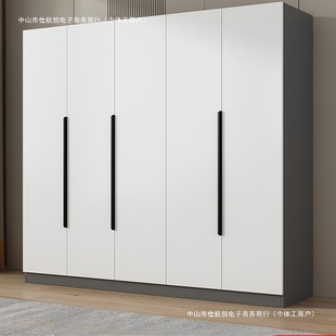 Wardrobe for Home Bedroom Rental Economical Solid Wood Children's Wardrobe Factory Direct Sales Simple Assembly Cabinet