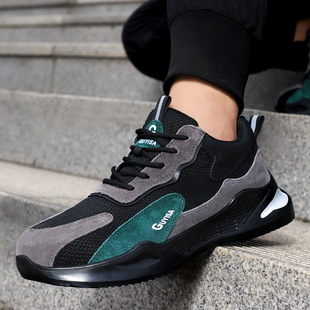 Anti-Static Summer Safety Shoes, Comfortable, Anti-Smash, Anti-Puncture, Wear-Resistant Shoes, Steel Toe Caps, Cross-Border Dust-Free Shoes, Breathable