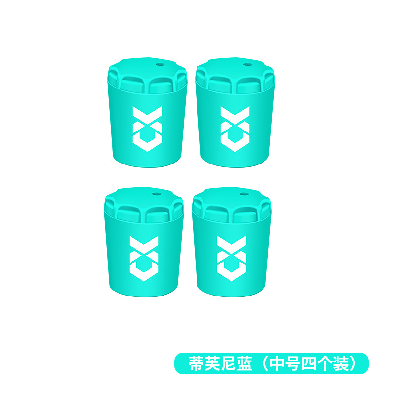 Qianrui nueva caña de Luya, cubierta protectora de silicona de bloqueo trasero, cubierta de bloqueo trasero, caña de pescar antideslizante, accesorios de pesca de bloqueo trasero