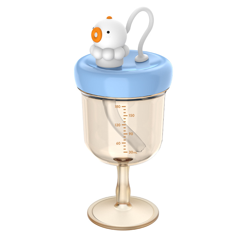 Inglés caja de tazas de agua para niños PPSU tazas de pies altos bebés bebés tazas de agua bebés tazas de leche tazas de jugo de vino
