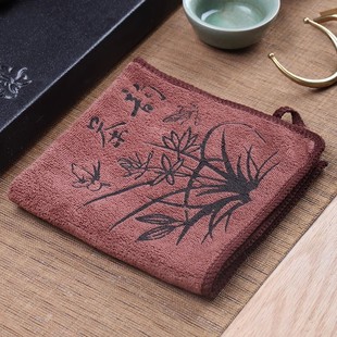 ✅ Kung Fu Absorbent Thickened Tea Towel Square Tea Cloth Tea Set Towel Tea Table Tea Table Cloth Rag Tea Set Accessories