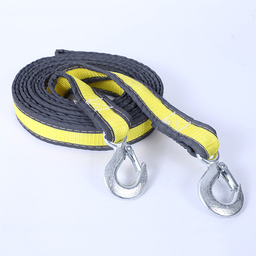 Car tow rope thickened off-road vehicle trailer with 4-8m traction rope outdoor emergency car tow rope wholesale