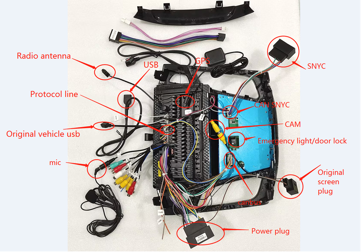 Suitable for 11-19 Models of Ford Focus Mk3 Android Smart Navigation Bluetooth Gps Integrated Reversing Camera System