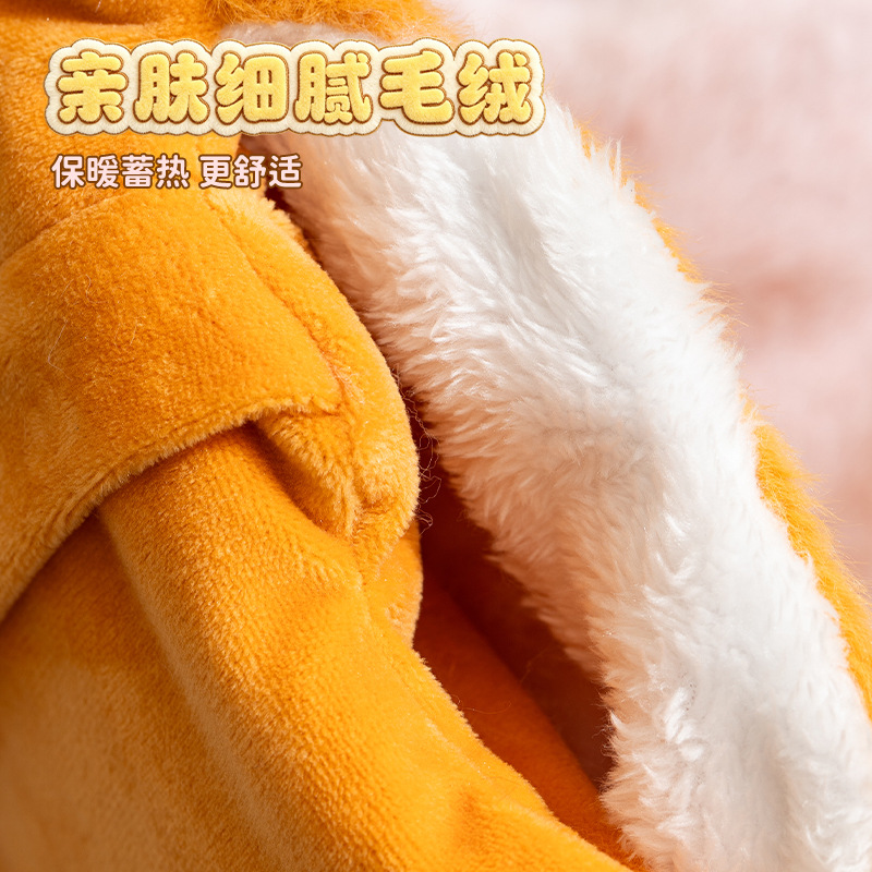 케이크 모양 털커버 보온 물주머니 1800ml 겨울 손난로