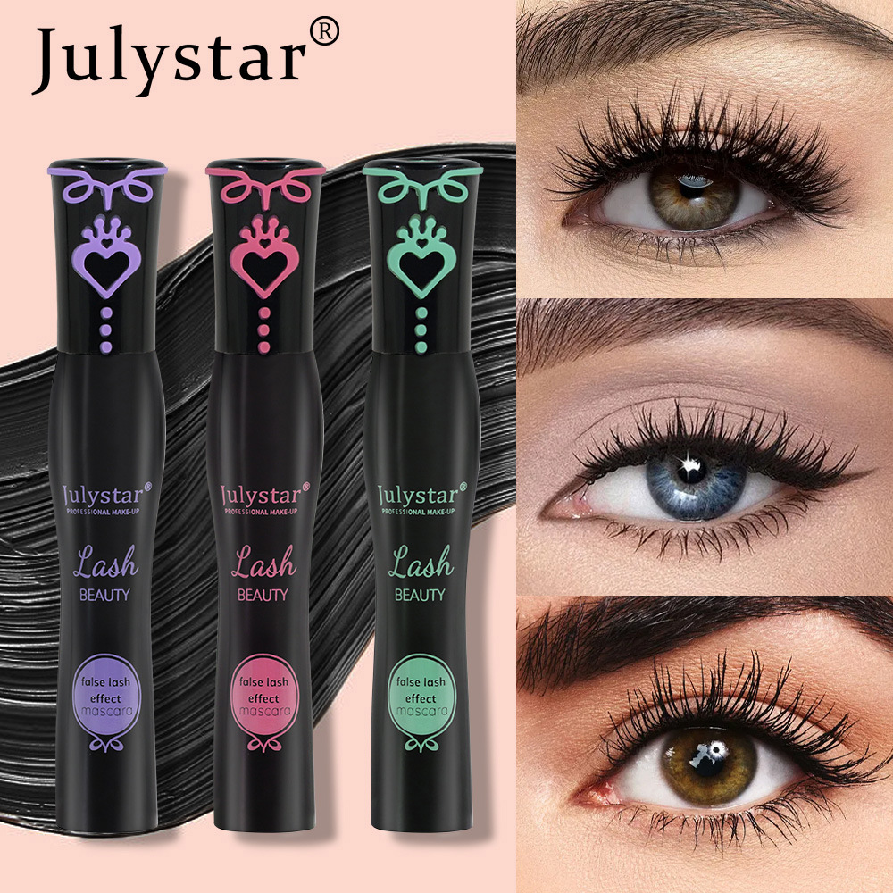 Cross-border makeup, thick and natural, curling mascara, waterproof, sweat-proof, non-smudge, long-lasting eyelash base cream, slender and long undefined