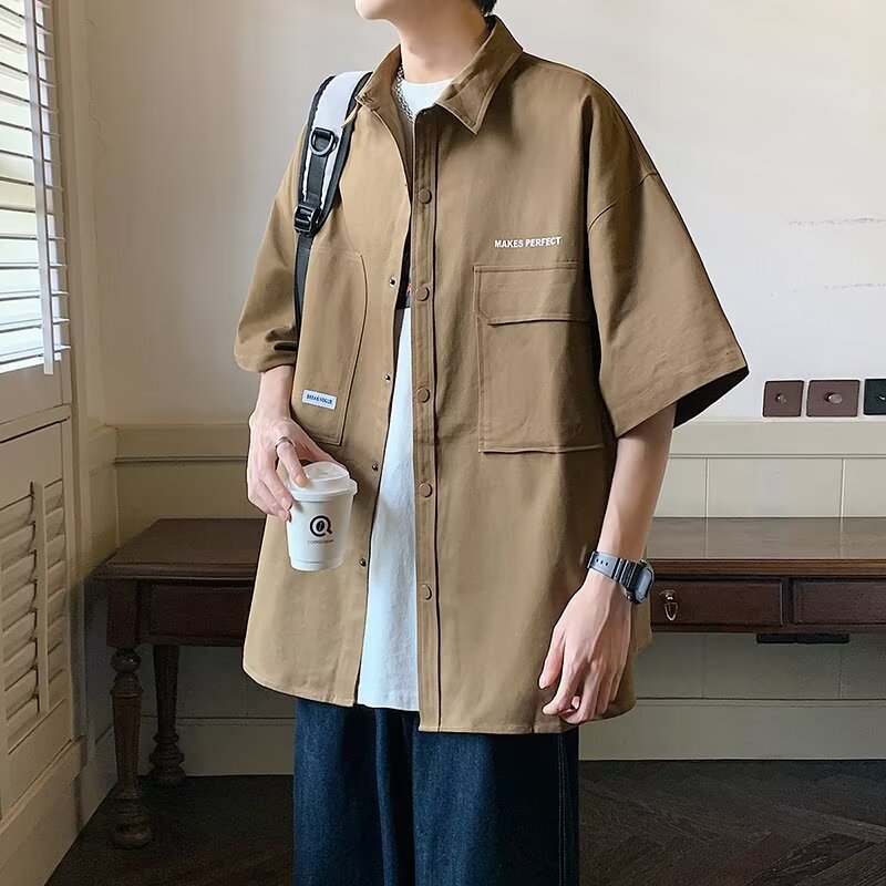 Brown shirt