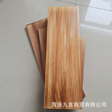 工厂销售樟子松碳化板辐射松火烧板松木碳黑色实木拼板多种颜色