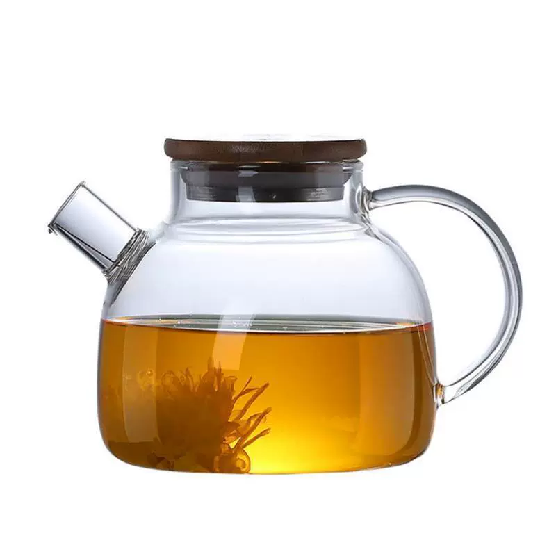 Glass teapot, capacious flavored tea, style