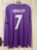 1617 Real Madrid Away Long Sleeve No. 7 Ronaldo