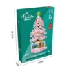 Large pink Christmas tree [100-3] 515pcs -515g