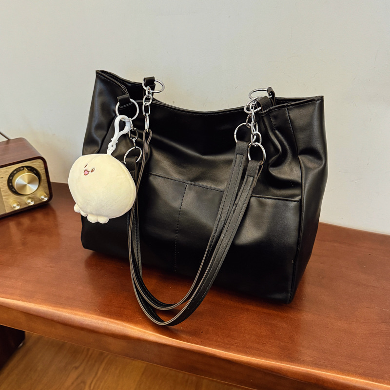 Alta sensación de bolso grande para mujeres 2024 nueva moda de verano de moda de gran capacidad de transporte bolsa bolsa de hombro de textura de mujer
