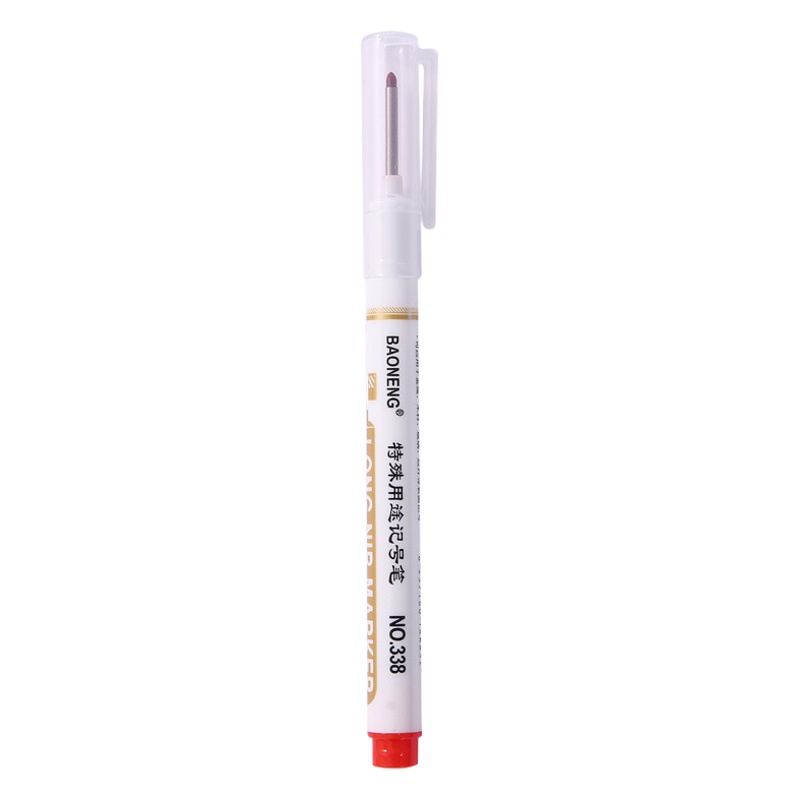 Long Tip Marker Oily Waterproof and Rub-Resistant Deep Hole Marker Construction Site Special Marker Pen Wholesale