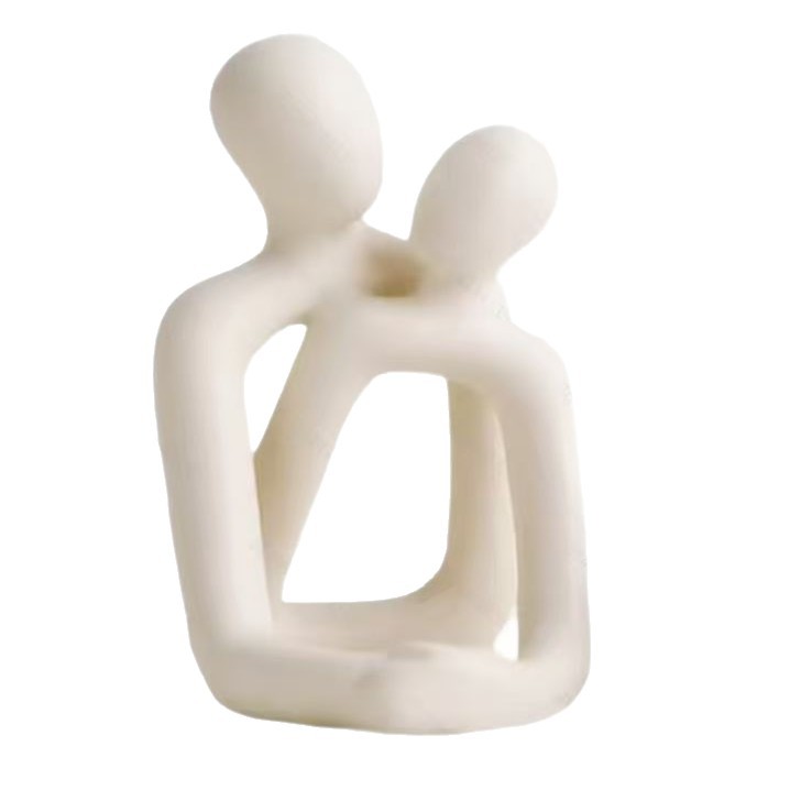 Figuras abstractas artísticas nórdicas parejas decoraciones lámparas nocturnas temas de hogar dormitorio decoraciones de entrada regalos de cumpleaños
