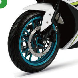 Mos Cross-Border Electric Motorcycle 72V High-Power Horizon Sports Car Cool Bike Adult Racing Electric Vehicle