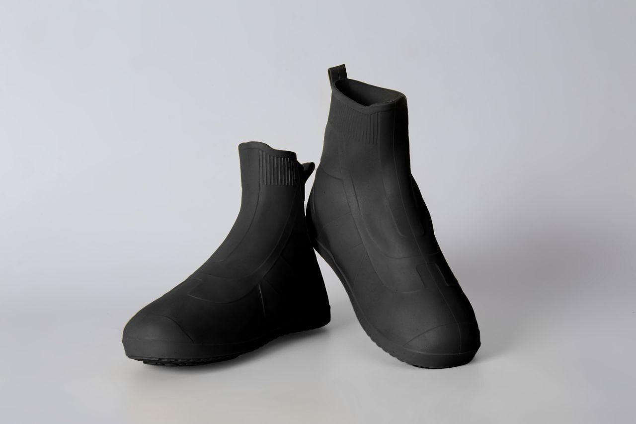 Ziqi mitad de la pantorrilla impermeable resistente al desgaste hombres y mujeres a prueba de lluvia engrosada a prueba de lluvia al aire libre zapato cubierta a prueba de lluvia tiantong usuarios