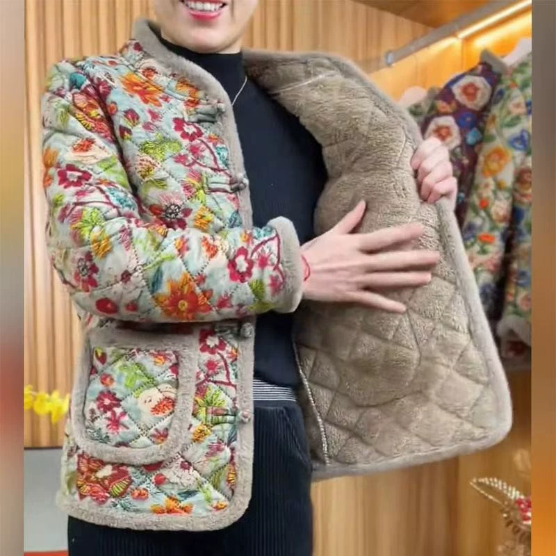 Зимний короткий лёгкий тонкий тёплый пуховик для мамы, для среднего возраста, западный стиль