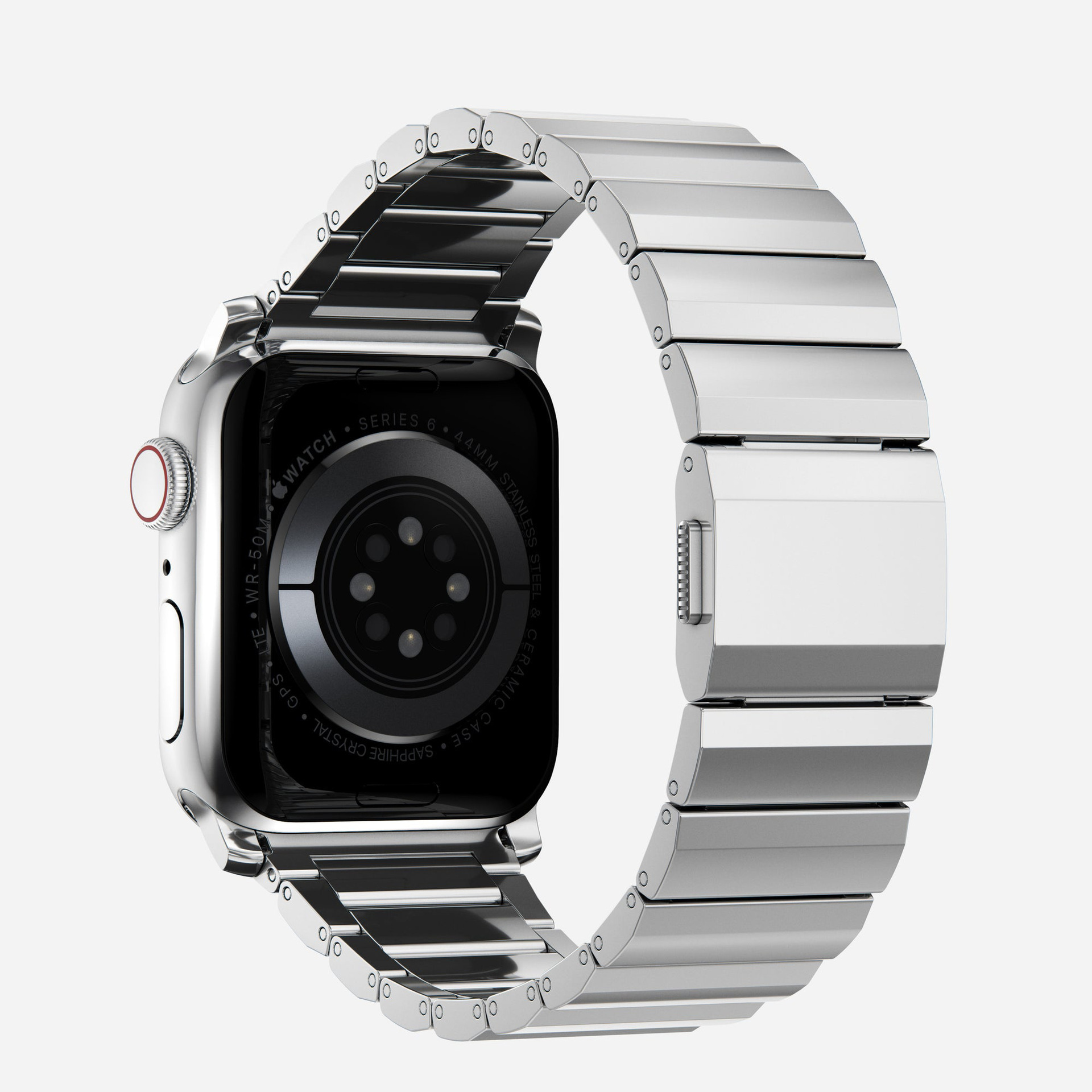 Aplicable Apple / Samsung reloj pulsera iWatch ultra 10 generación de acero inoxidable titanio metal hebilla magnética hombre nuevo