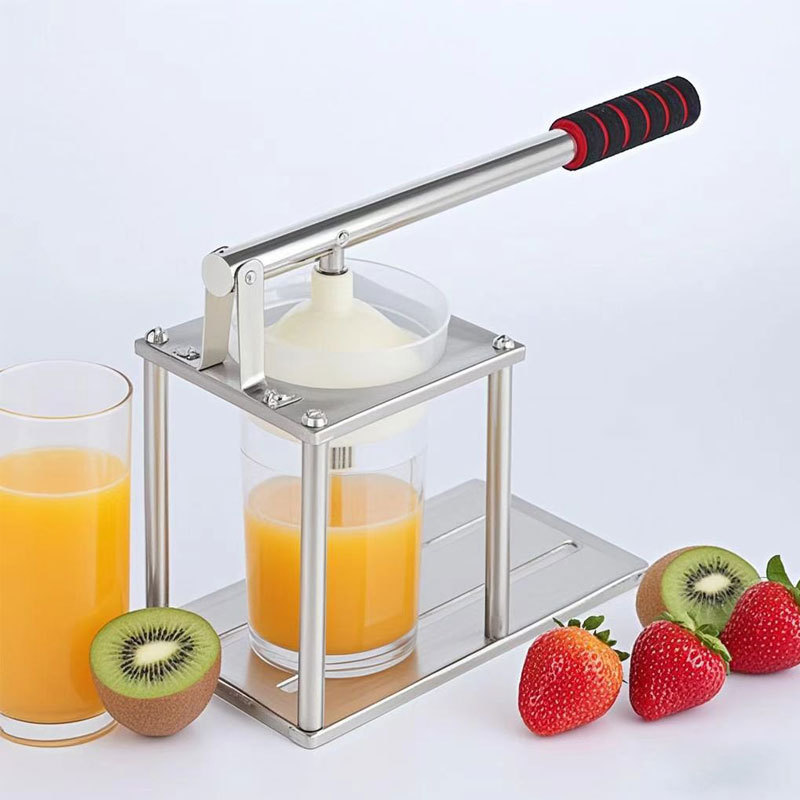 Juicer manual 304 acero inoxidable prensador de jugo doméstico comercial barraca artefacto limón y fruta juicer de fruta