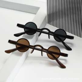 新复古小圆形老花眼镜抗疲劳老式夹鼻时尚折叠小老花眼镜批发