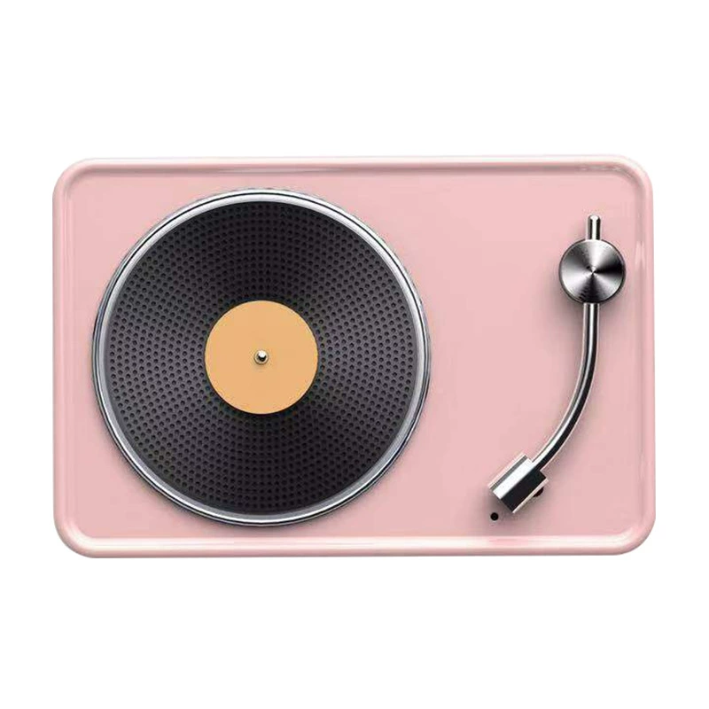 Mini retro record player Bluetooth speaker wireless high-looking creative subwoofer outdoor home small audio rechargeable