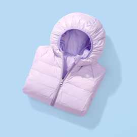 2025新款儿童羽绒服轻薄款男童女童中大小童宝宝童装外套秋冬三防