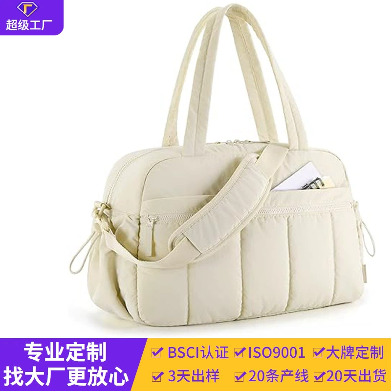 Производитель: индивидуальный дизайн, многофункциональная портативная сумка для мамы и малыша, мягкая сумка для хранения с ромбовидным узором, большая вместимость.