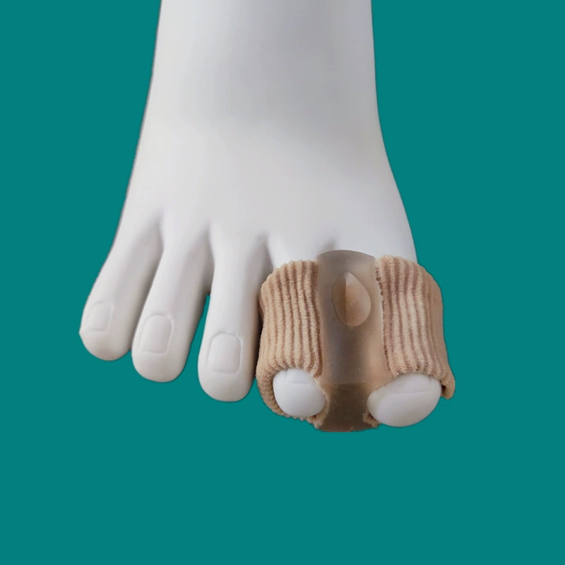New double-hole glue block toe splitter Big thumb toe overlap separator