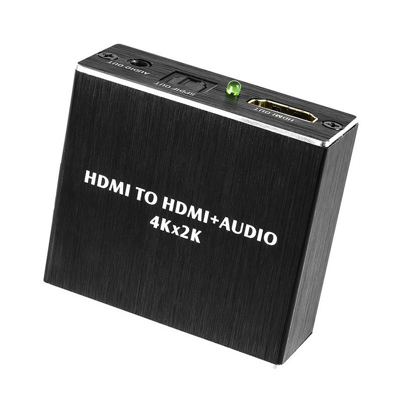 工場直販 HDMI オーディオ スプリッター 4K HD 3.5 アナログ オーディオ出力 SPDIF 光ファイバー コンバーター|undefined
