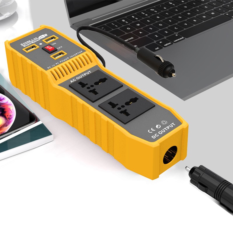 实力工厂直销车载逆变器200W 3000Wpower inverter12V转220V 110V