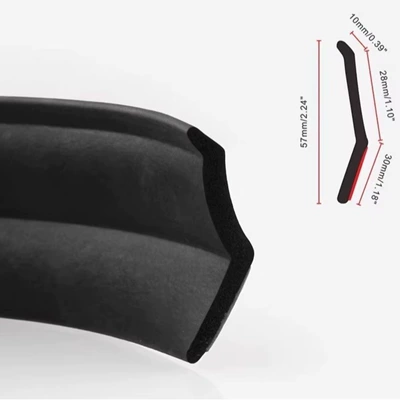 Vehicle Sealing Strip Side Skirts, Universal Car Door Edge