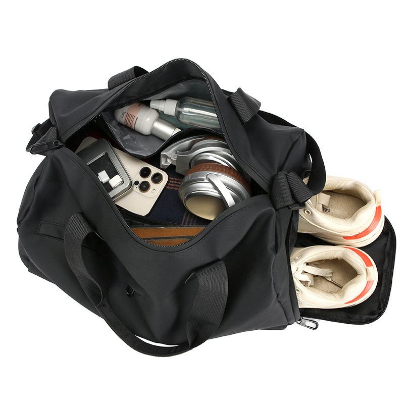 Hombres y mujeres, bolsas deportivas de fitness independientes, bolsas de viaje secas y húmedas, bolsas de transporte de gran capacidad para viajes de negocios.