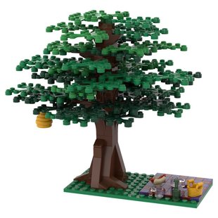 Building Blocks Moc-78829 Summer Tree Model Toys 171 Particle Number Children's Christmas