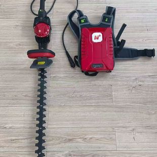 Enga charging hedge trimmer backpack lithium battery trimmer double-edged pruning machine garden tea garden fence pruning