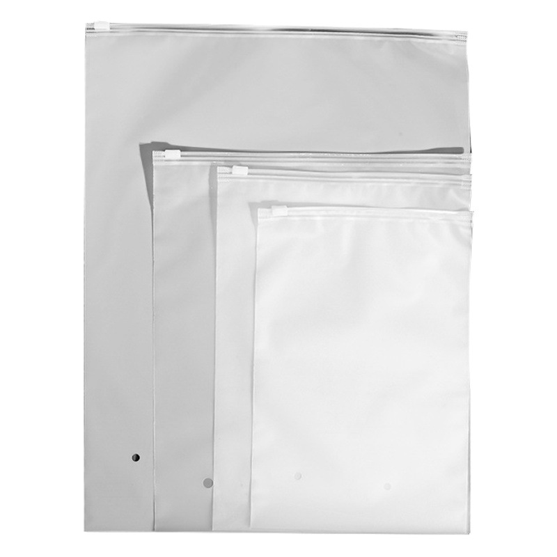 Bolsa de cremallera esmerilado transparente calcetines bolsa de embalaje de ropa PE bolsa de plástico Ziplock ropa interior bolsa de embalaje al por mayor