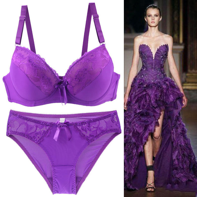 Factory direct cross-border foreign trade explosions gathered on the top of the sagging comfortable back underwear sexy bra suit women