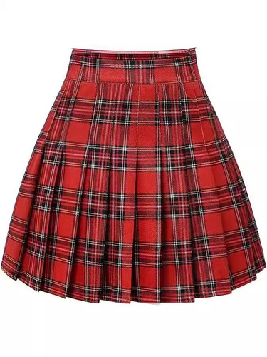 Creative 2024 Spring Princess-Style Fresh and Sweet Women's Clothing Spandex Pleated Skirt Wholesale from Manufacturer