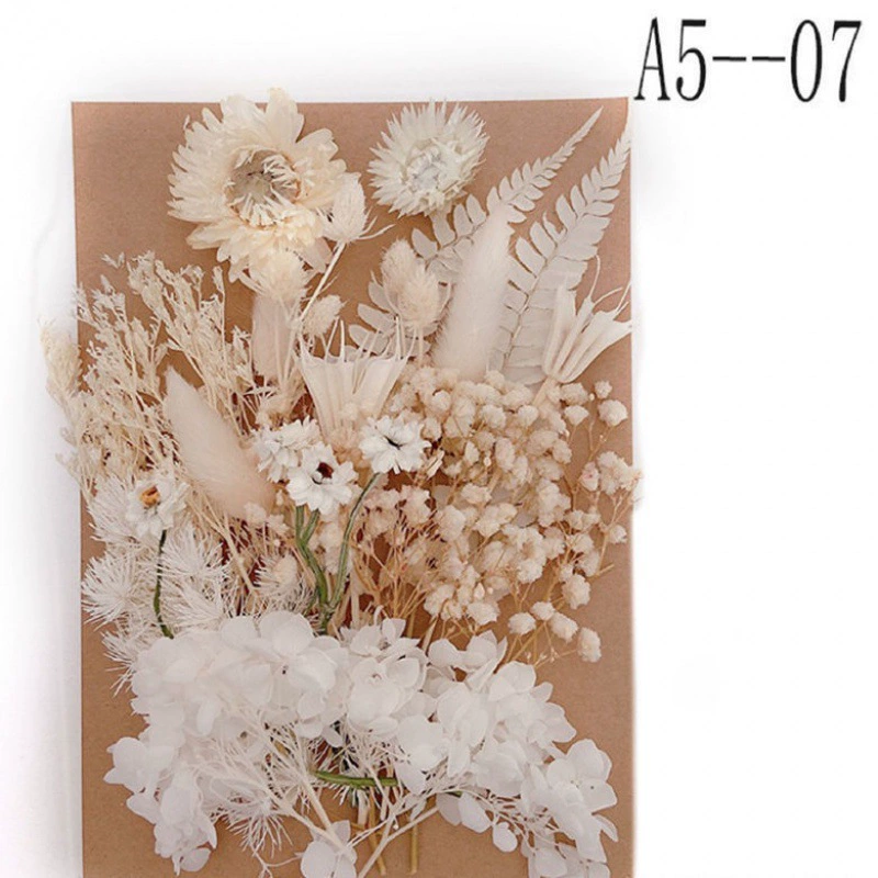 Materials set, postcard flower-shaped, handmade, bouquet, wholesale