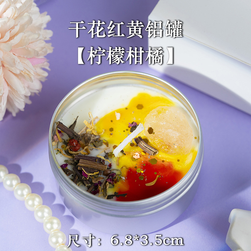 Flores secas conchas de cera de incienso hecha a mano alta sensación de dormitorio adornos incienso en vela de perfume al por mayor transfronteriza